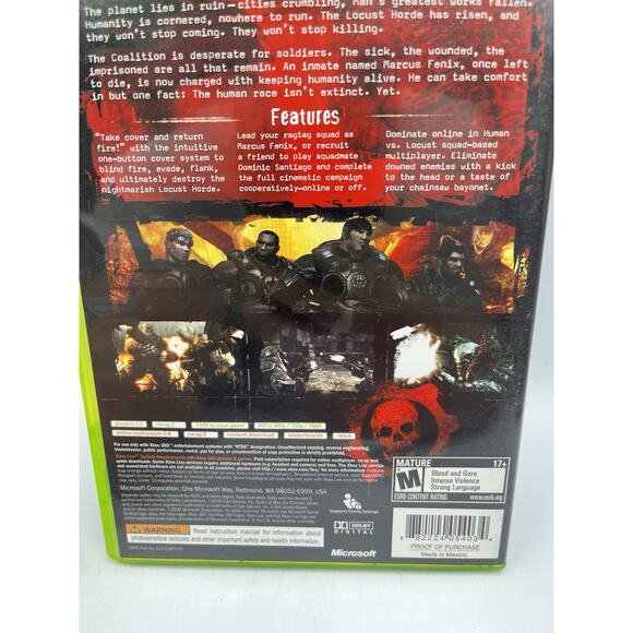 Gears of War (Microsoft Xbox 360, 2008) Complete - Picture 7 of 8